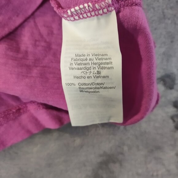 JCrew Women Vintage Cotton T-Shirt S Purple Casual Basic Everyday Closet‎ Staple - Picture 9 of 10
